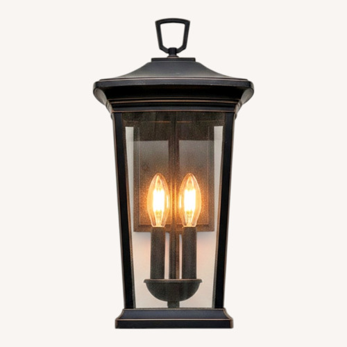 Used Outdoor Wall Lanterns Oil Bronze Sets for sale on AptDeco