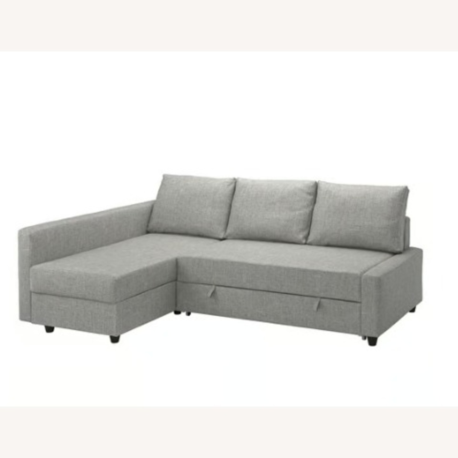 IKEA Light Gray Fabric 2 Piece Sectional - image-3