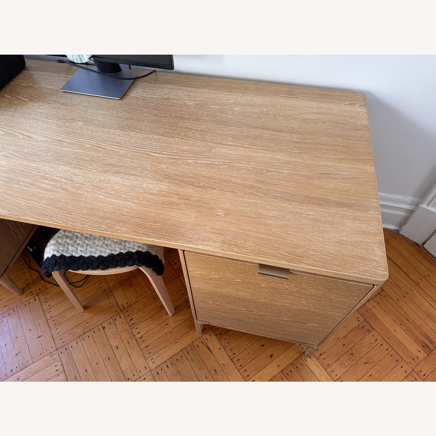 West Elm Parker Natural Wood Desk - image-2