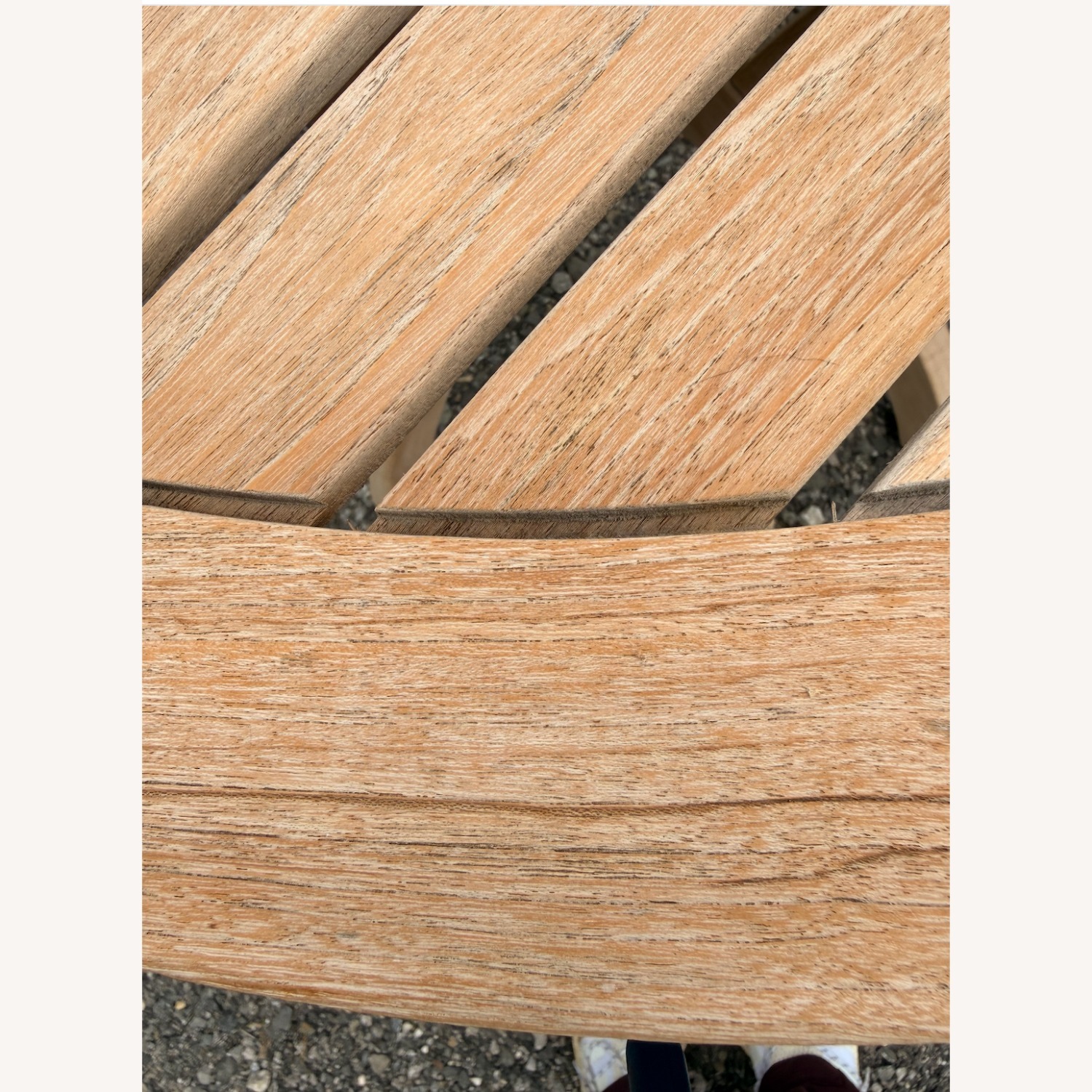 Solid Teak Round Pedestal Dining Table - image-5