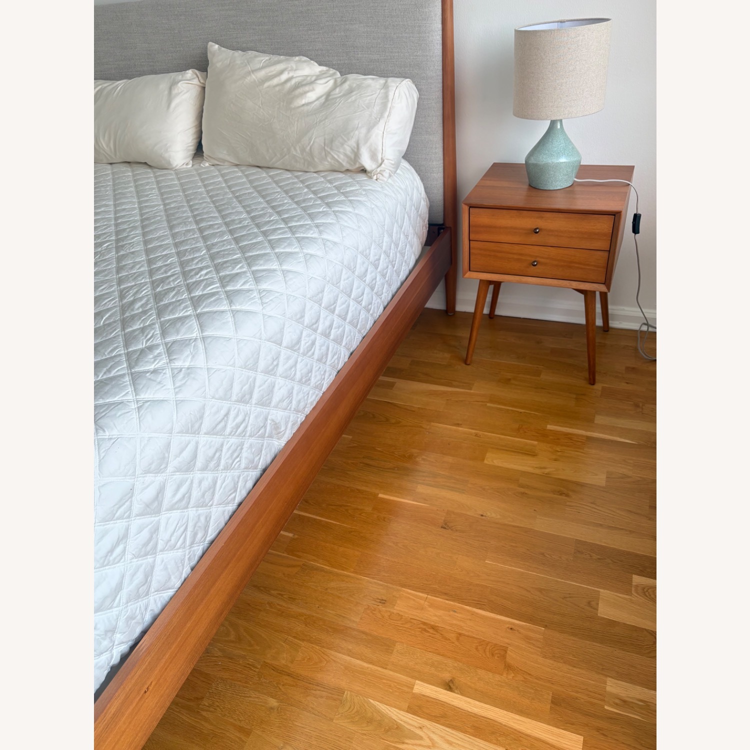 West Elm Mid-Century Upholstered Bed - image-4