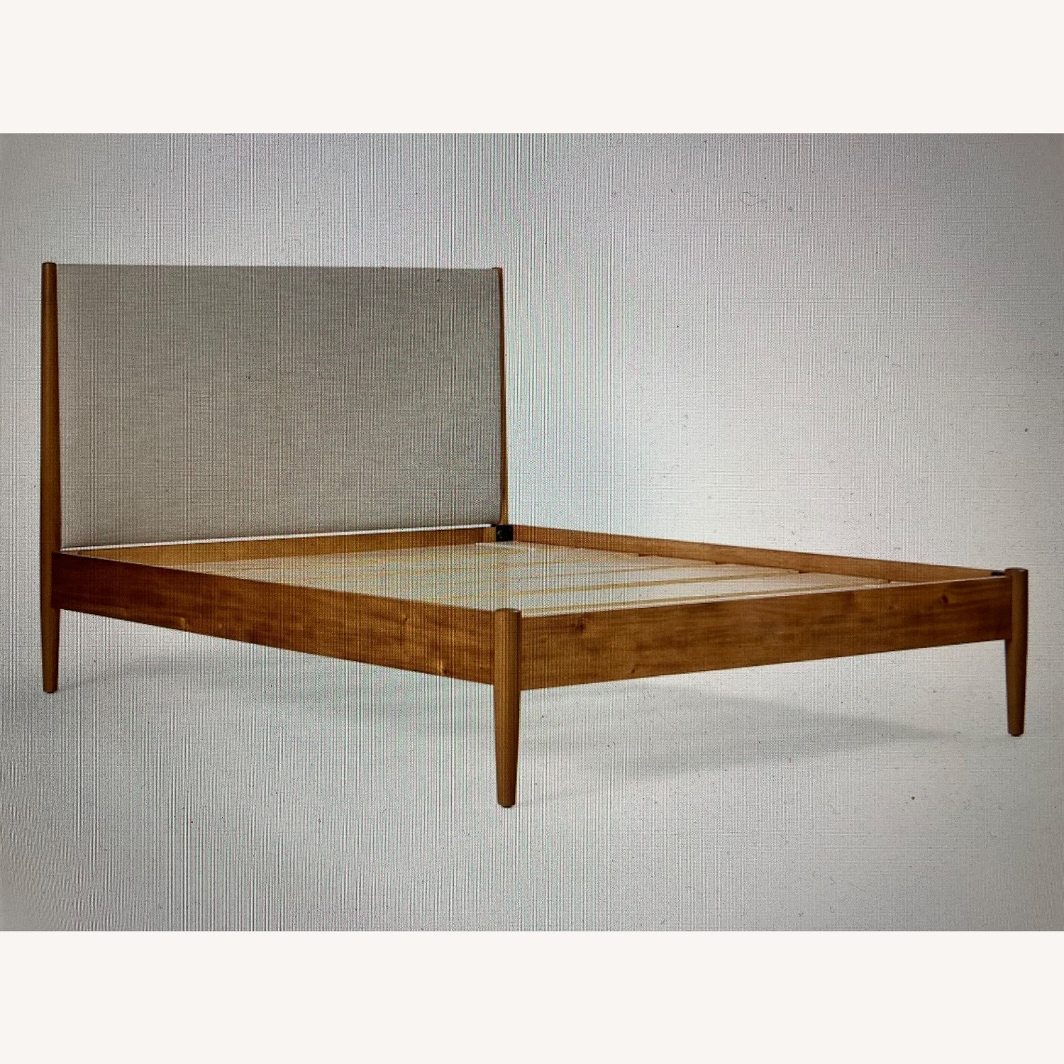 West Elm Mid-Century Upholstered Bed - image-3