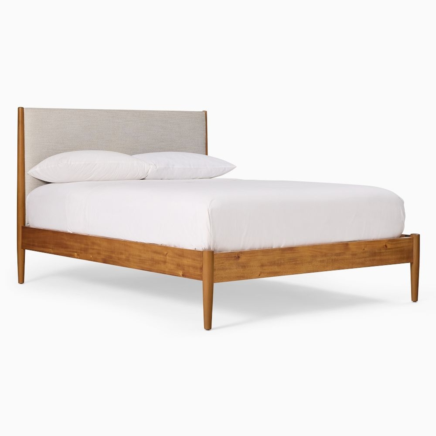 West Elm Mid-Century Upholstered Bed - image-8