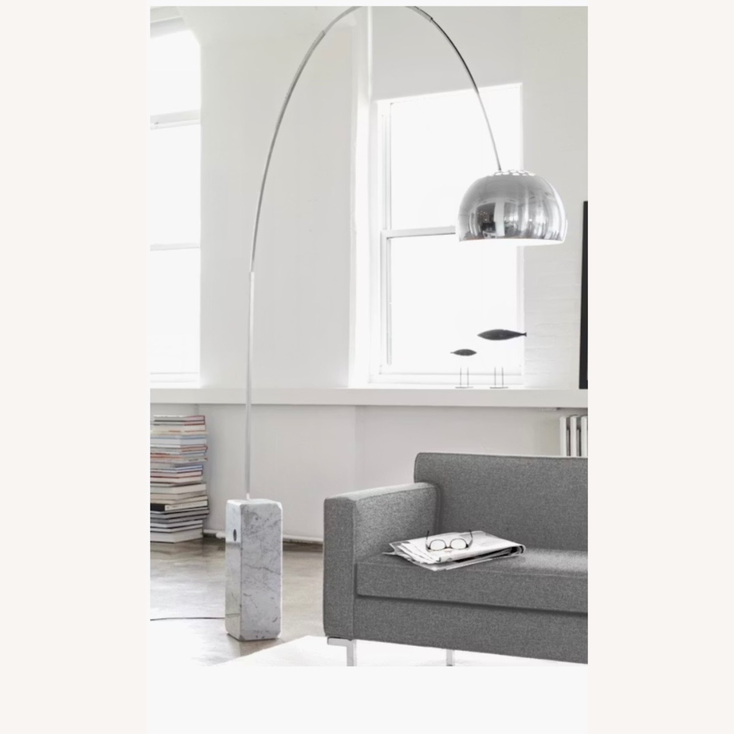 Flos Silver Floor Lamp - image-2