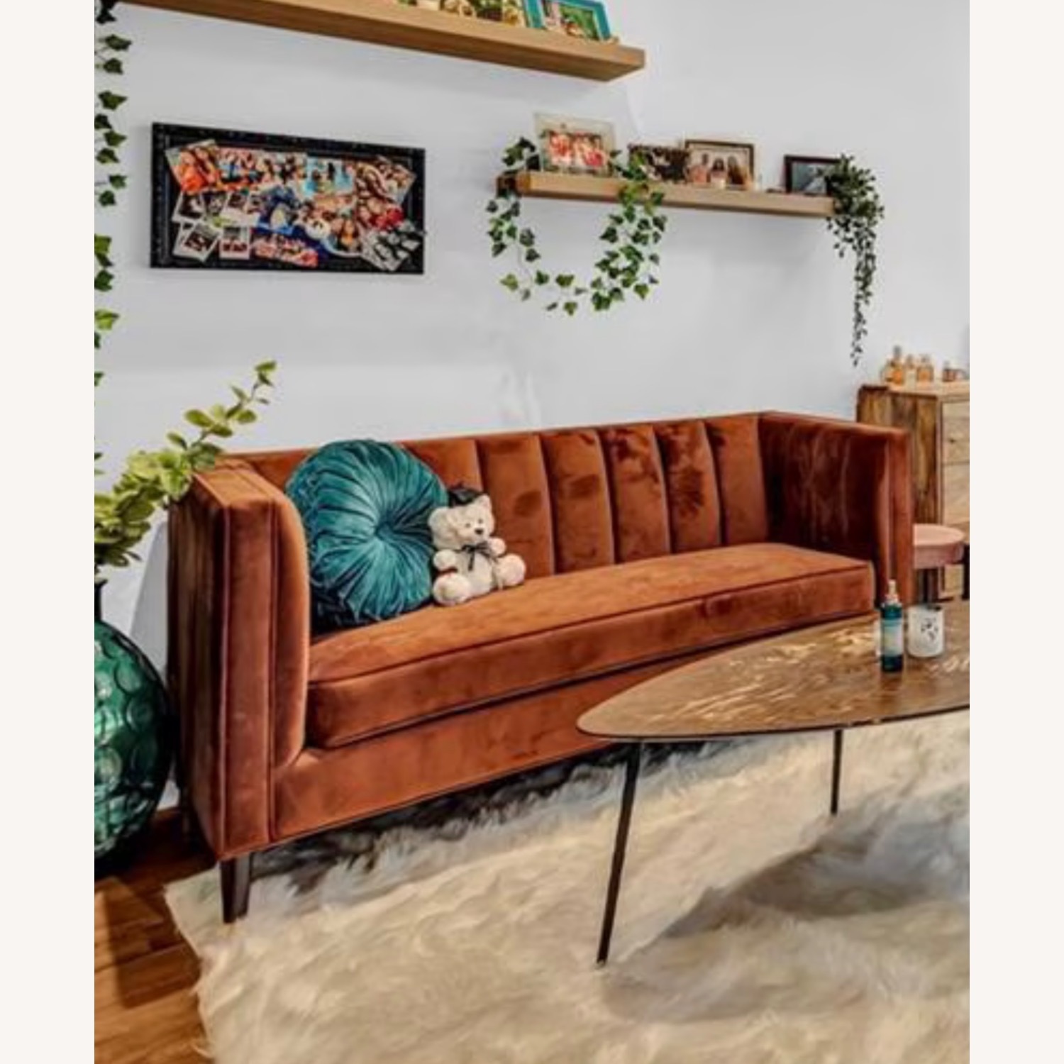 Velvet Loveseat - image-1