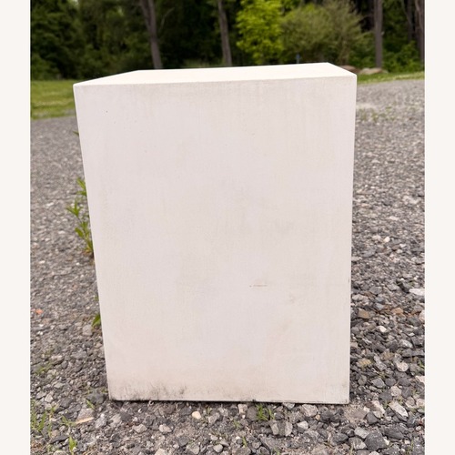 Used White Concrete Side Tables for sale on AptDeco