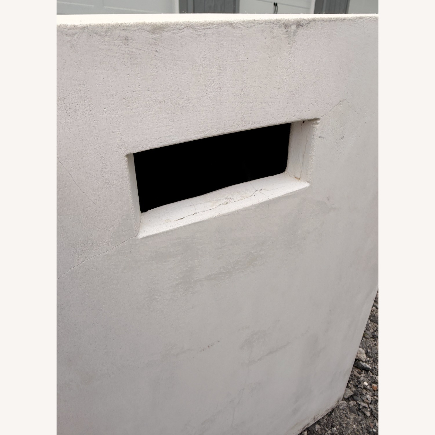 White Concrete Side Tables - image-5