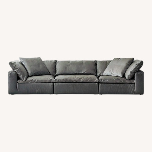 Used Restoration Hardware Cloud Dark Gray 3+ Piece Sectional for sale on AptDeco