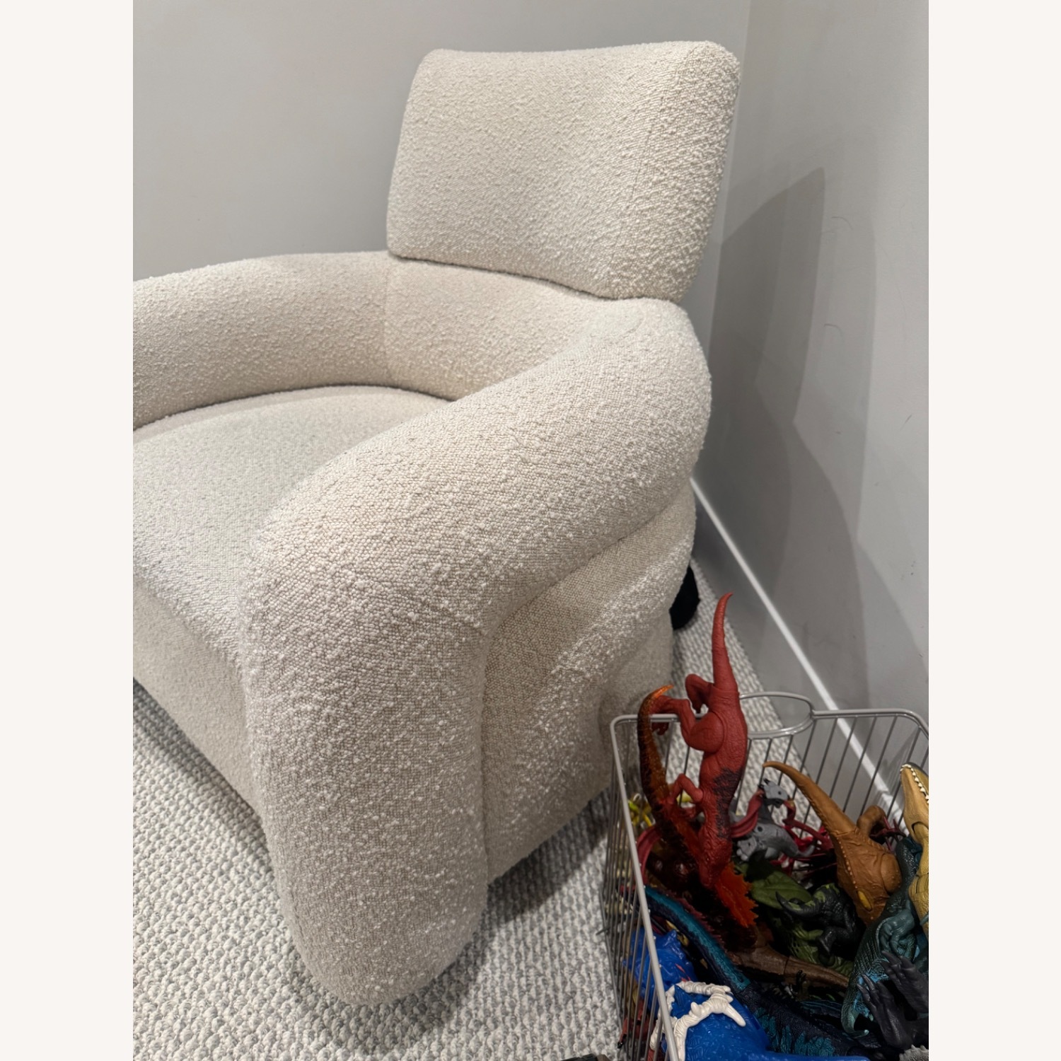 Crate & Barrel Snoozer Chair & Ottoman - image-6