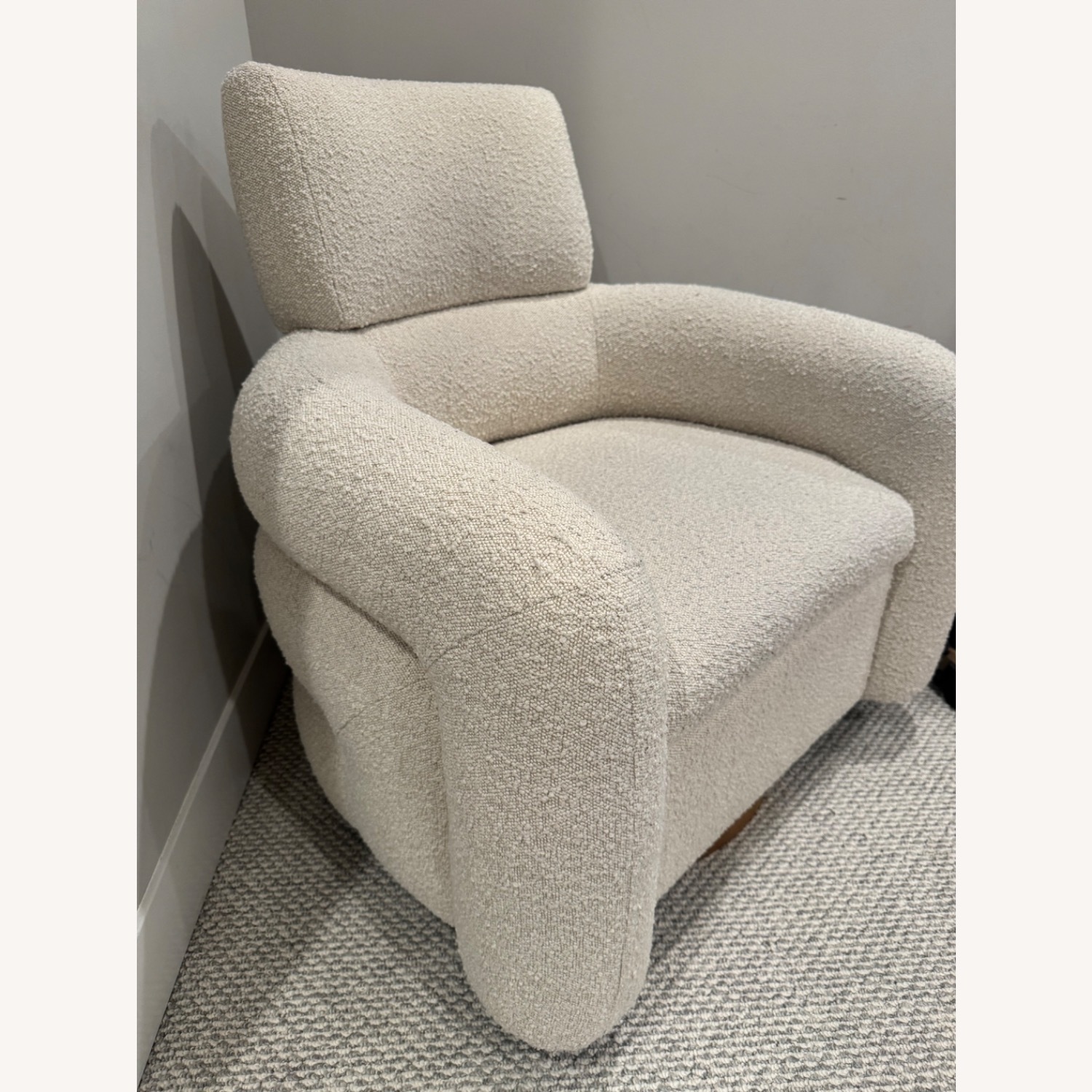 Crate & Barrel Snoozer Chair & Ottoman - image-5