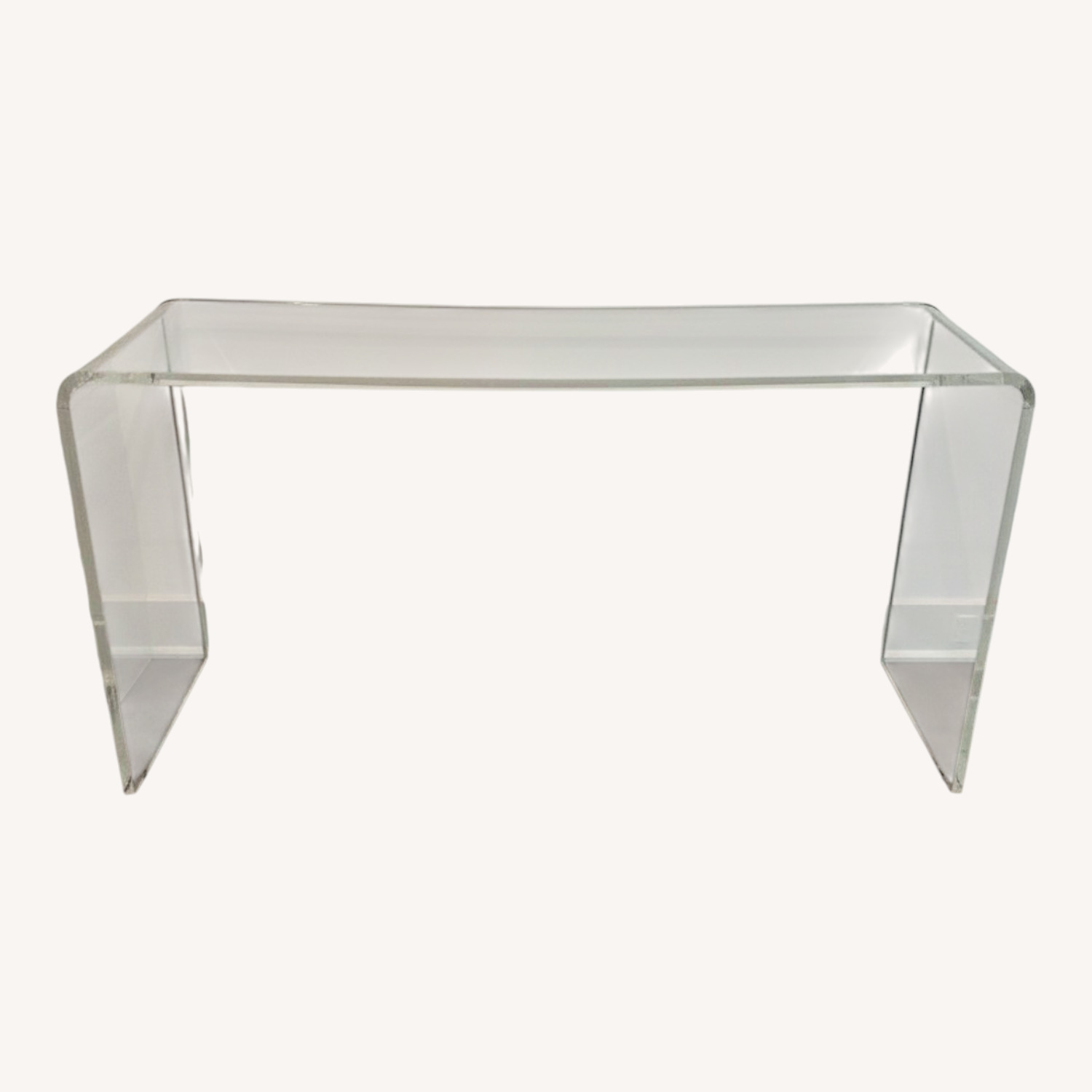 Lucite Acrylic 58" Console Table - image-0