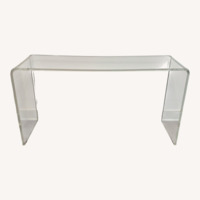 Lucite Acrylic 58" Console Table