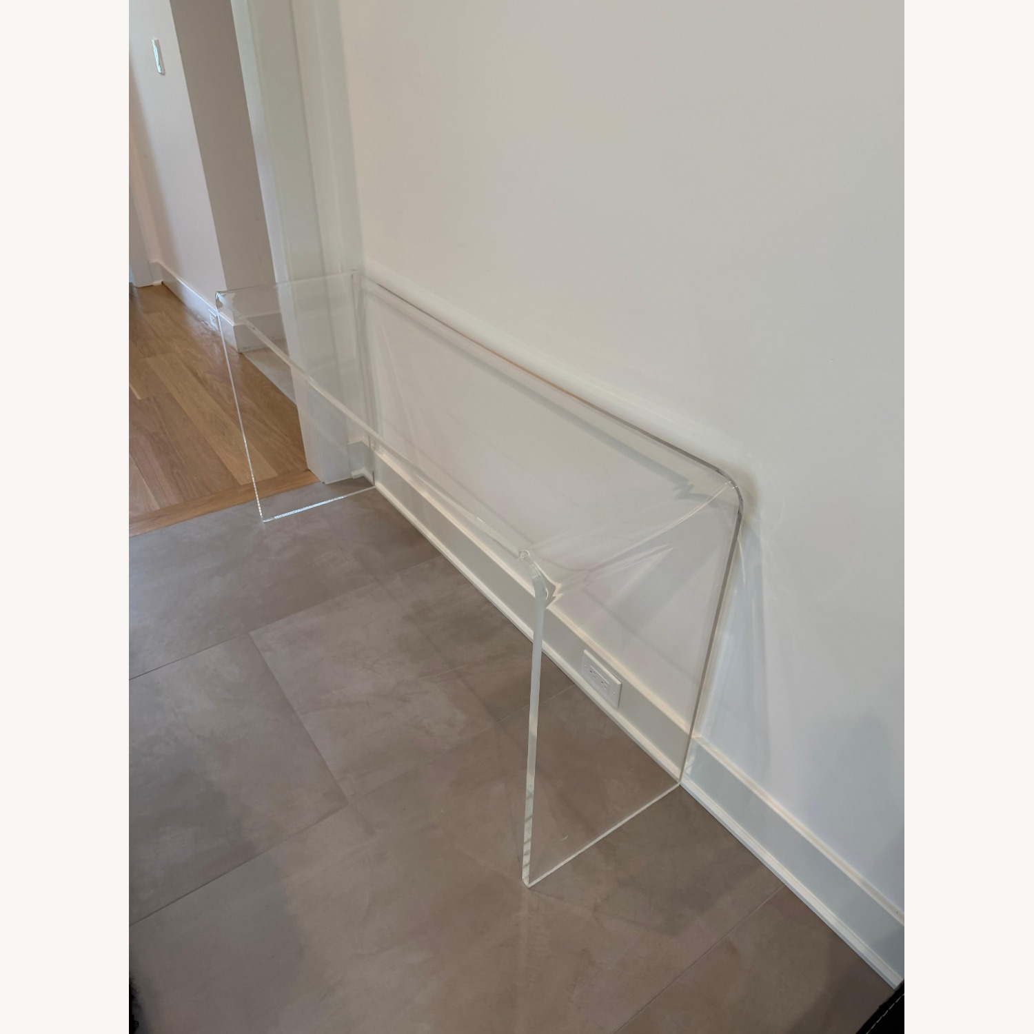 Lucite Acrylic 58" Console Table - image-6