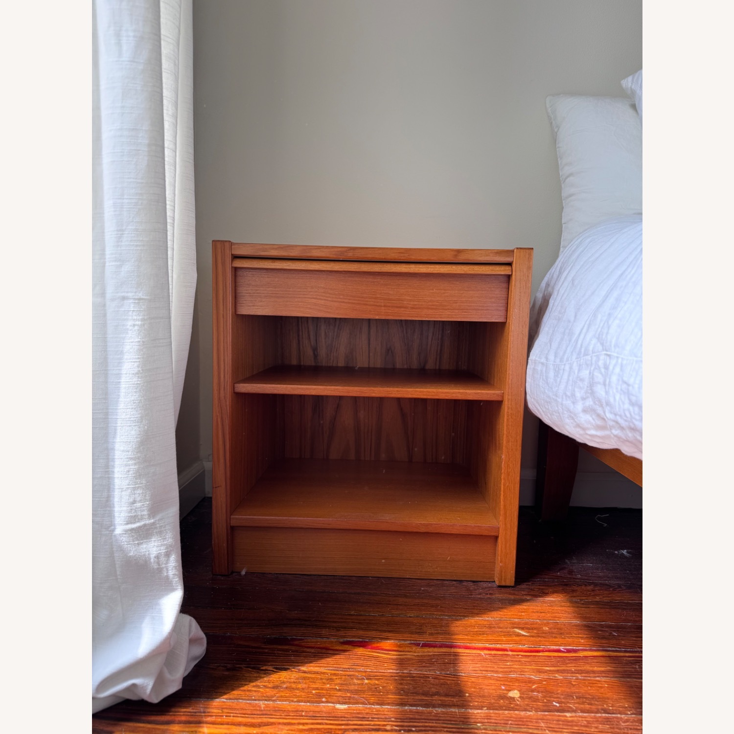 Vintage/Antique Finds Wood Nightstand - image-1