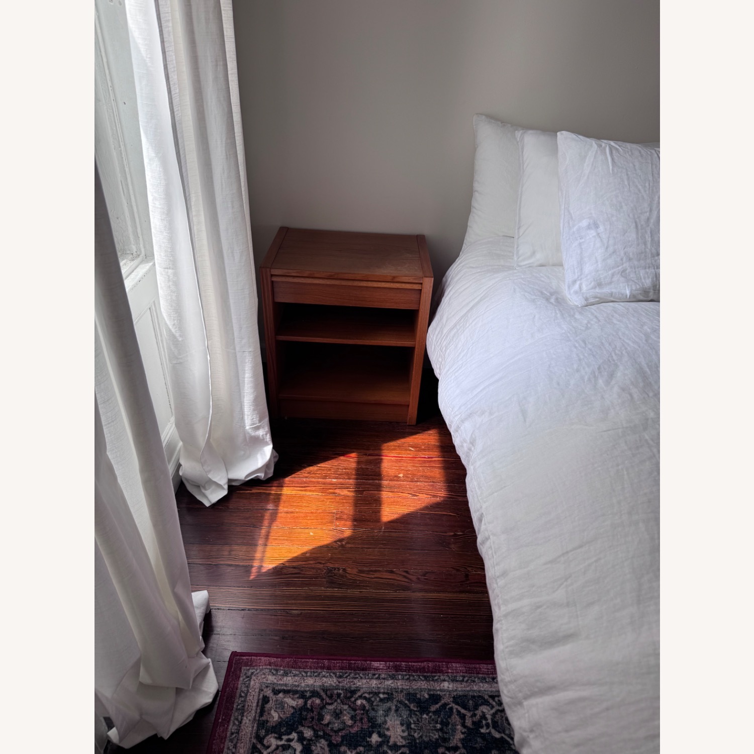 Vintage/Antique Finds Wood Nightstand - image-3