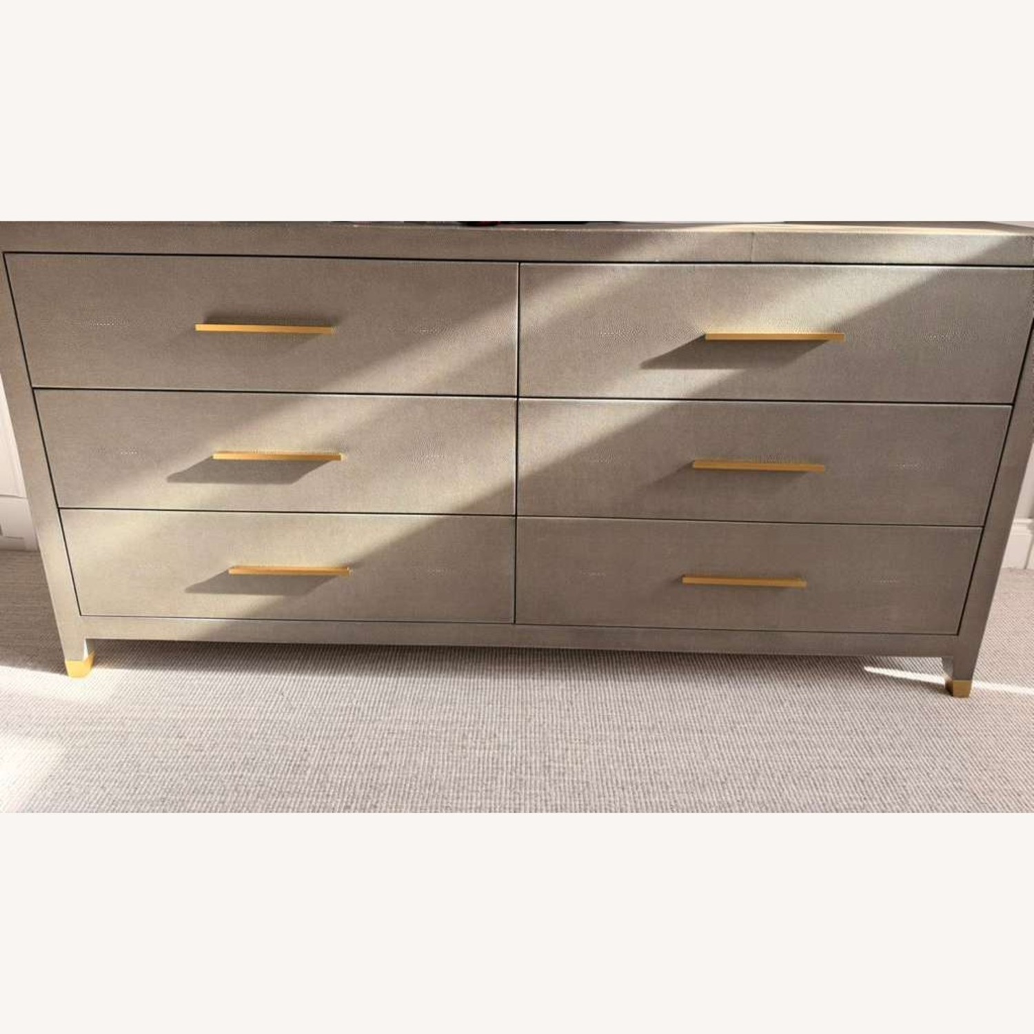 Graydon Shagreen 6-drawer Dresser - image-1