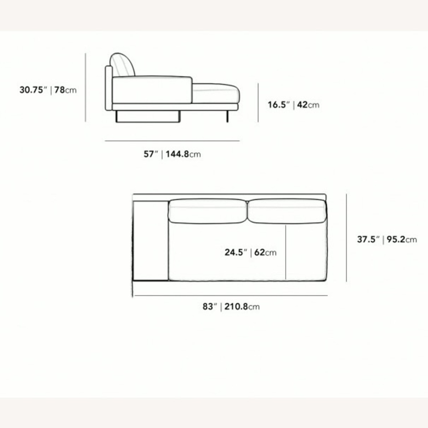 Rove Concepts Natural Wood 2 Piece Sectional - image-4