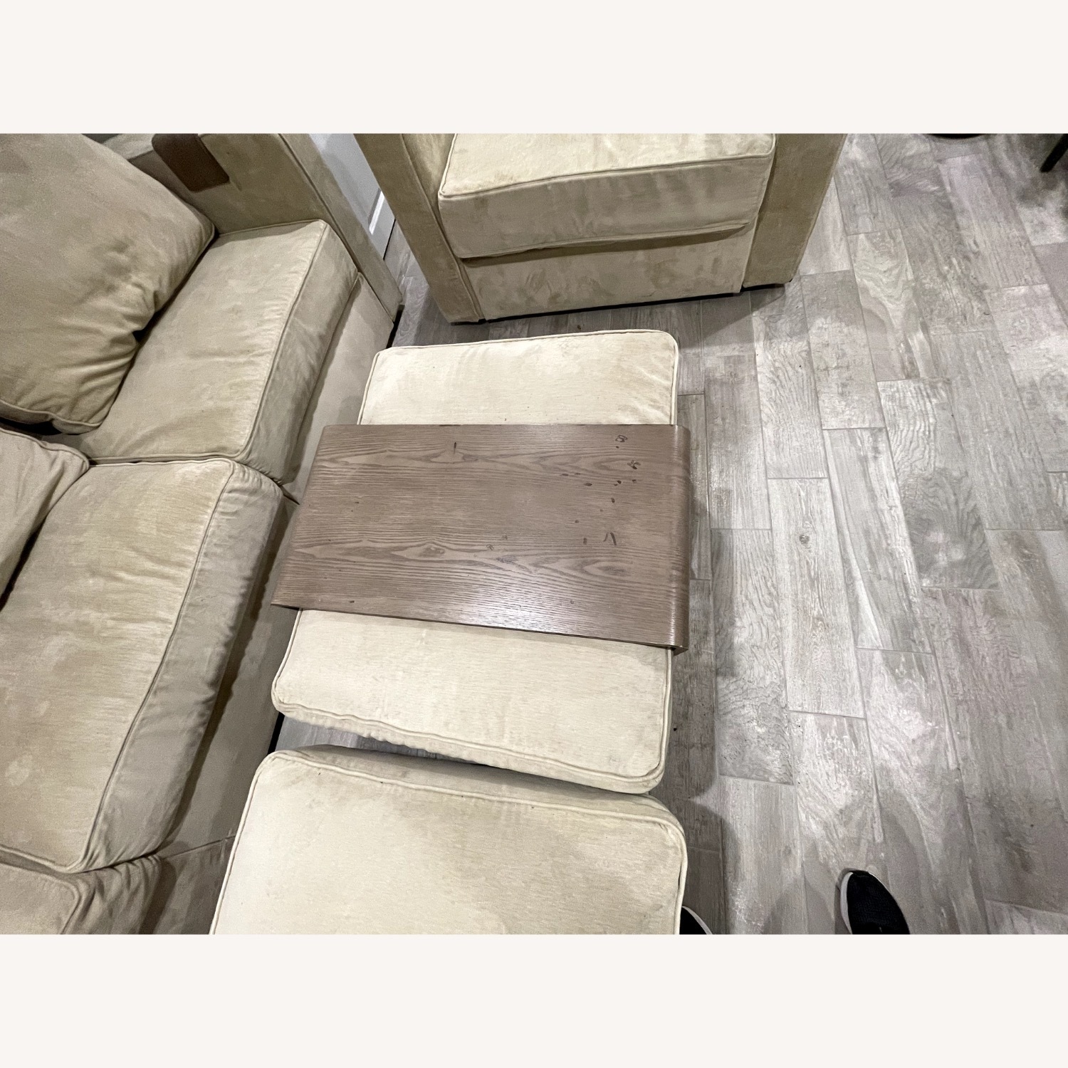 LoveSac Natural Fabric 3+ Piece Sectional - image-5