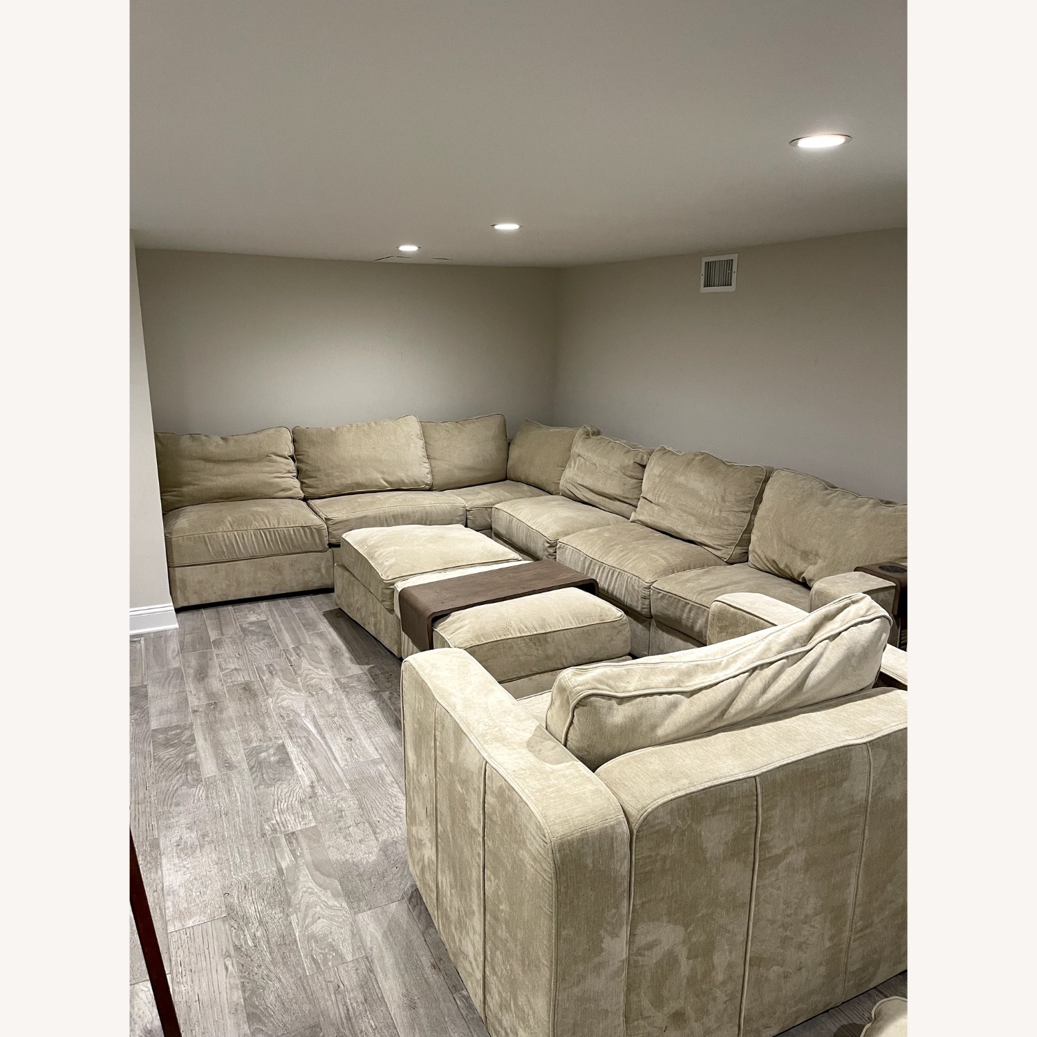 LoveSac Natural Fabric 3+ Piece Sectional - image-2