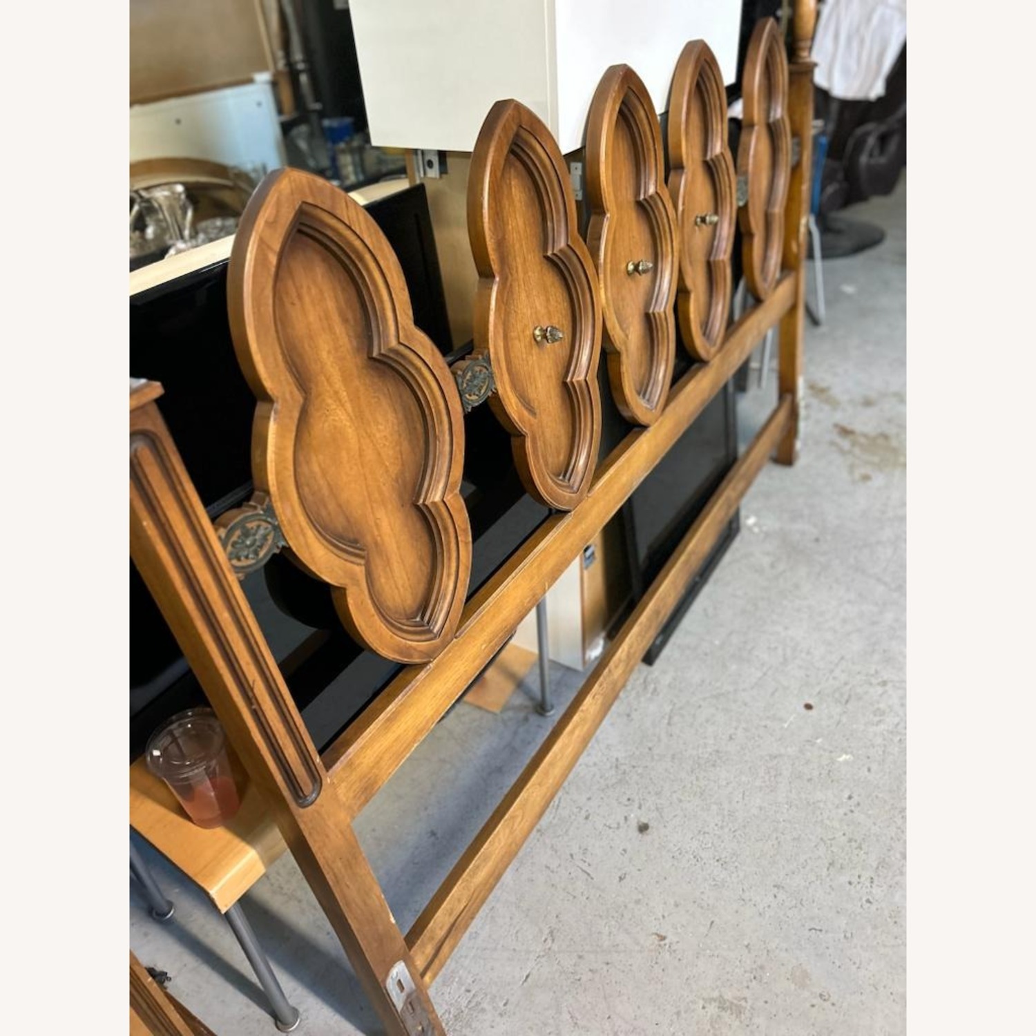 Natural Wood Headboard - image-2
