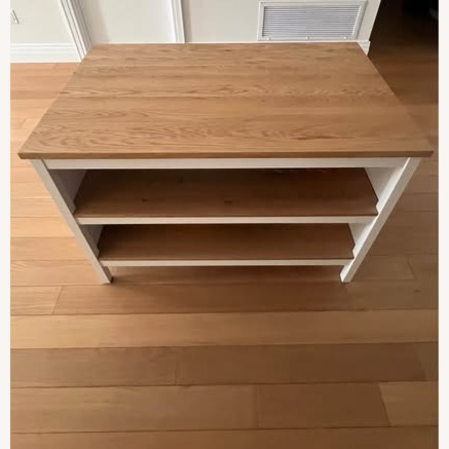 IKEA Tornviken White Wood Kitchen Island - image-3
