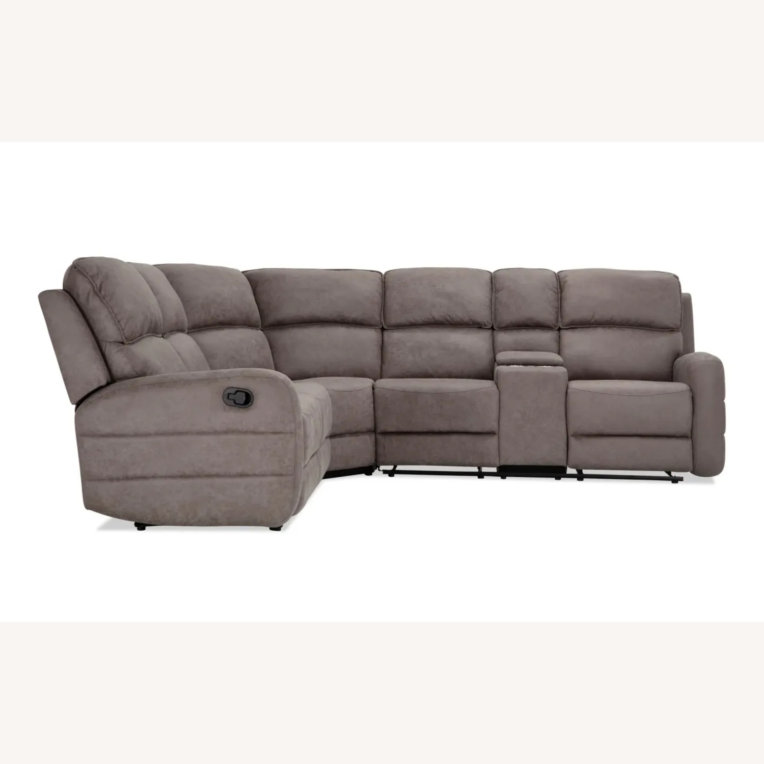Bob's Discount Furniture Phoenix Gray 91'' Sectional - image-5