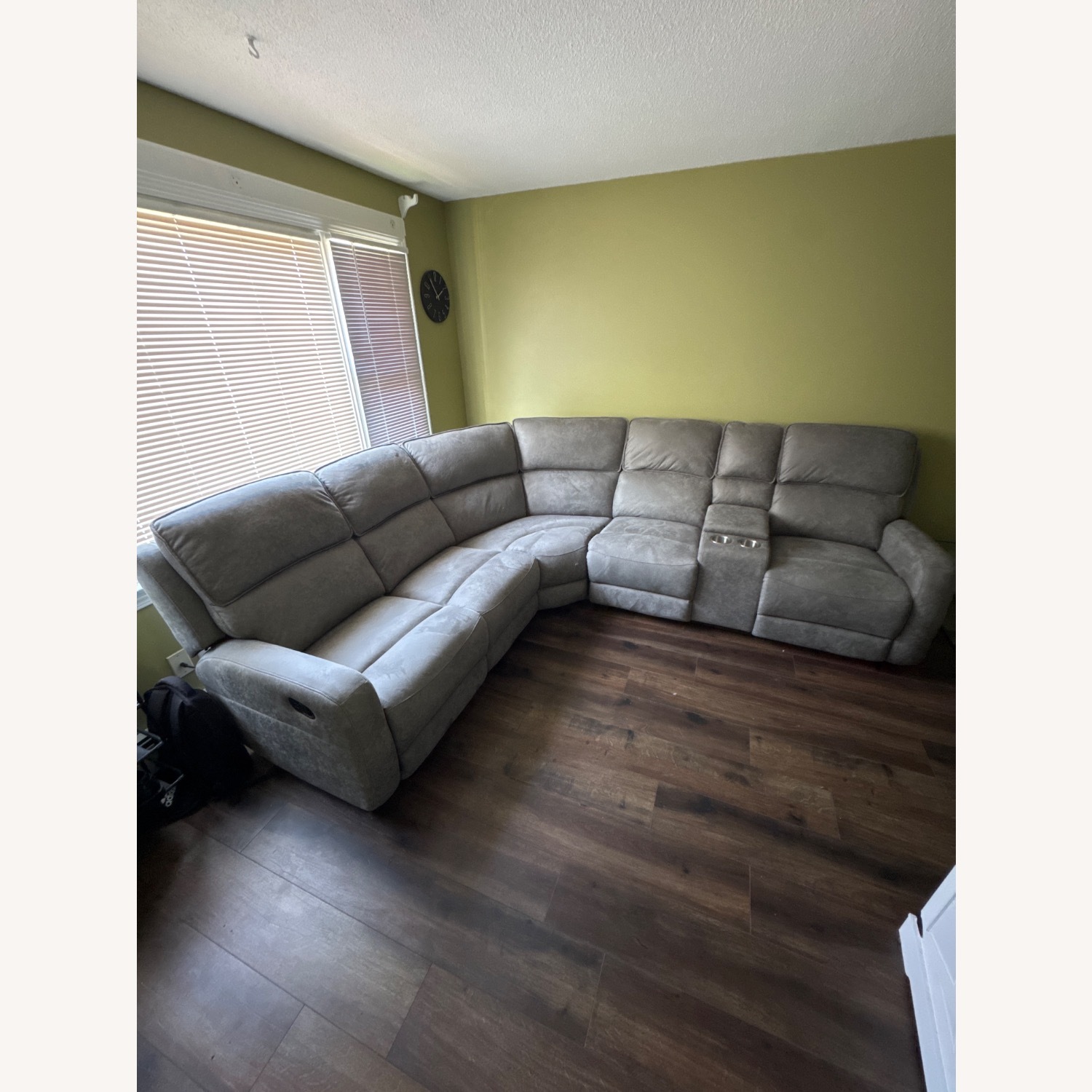 Bob's Discount Furniture Phoenix Gray 91'' Sectional - image-2