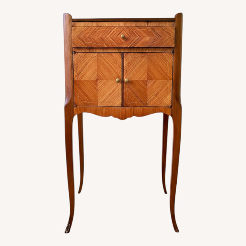 Used Antique Light Brown Wood Side Tables for sale on AptDeco