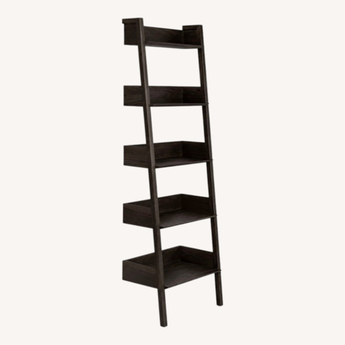 Used Article Fantol Narrow Shelving Unit in Walnut for sale on AptDeco