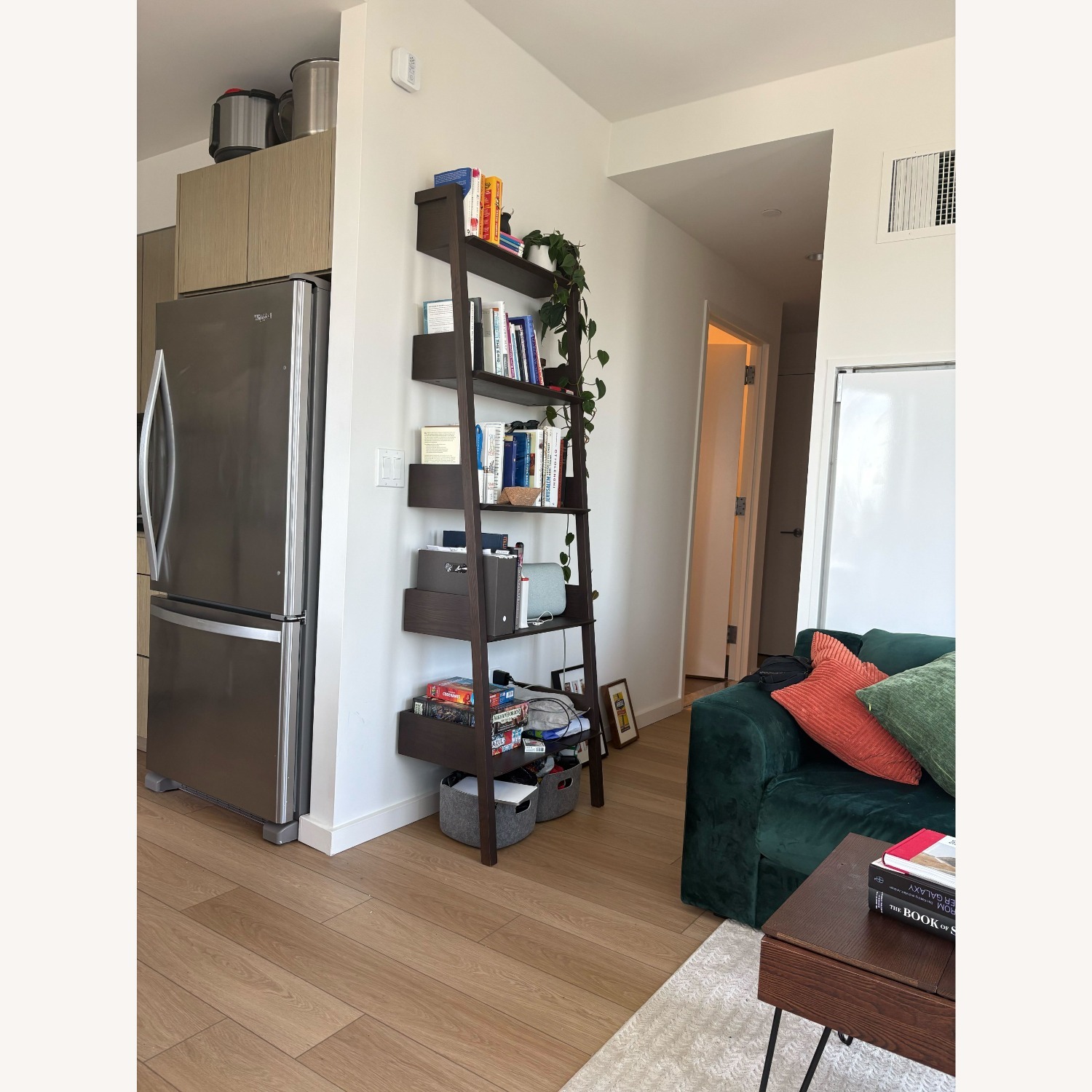 Article Fantol Narrow Shelving Unit in Walnut - image-2