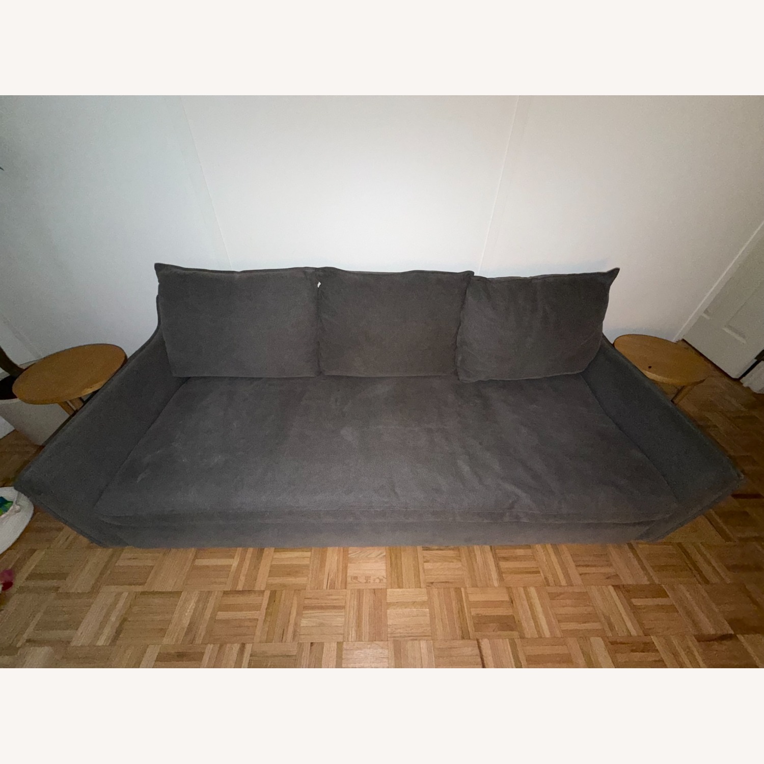 West Elm Dark Gray 3+ Seater Sofa - image-1