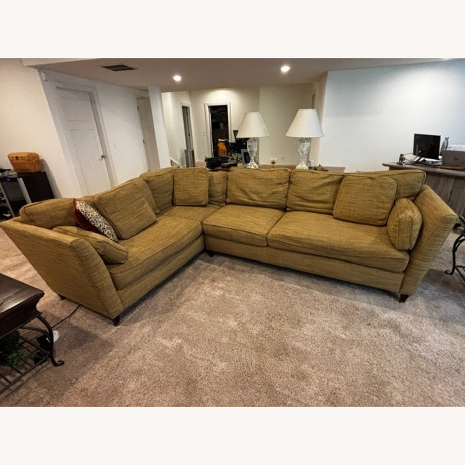 Walter E. Smithe Beige & Taupe 2 Piece Sectional - image-2