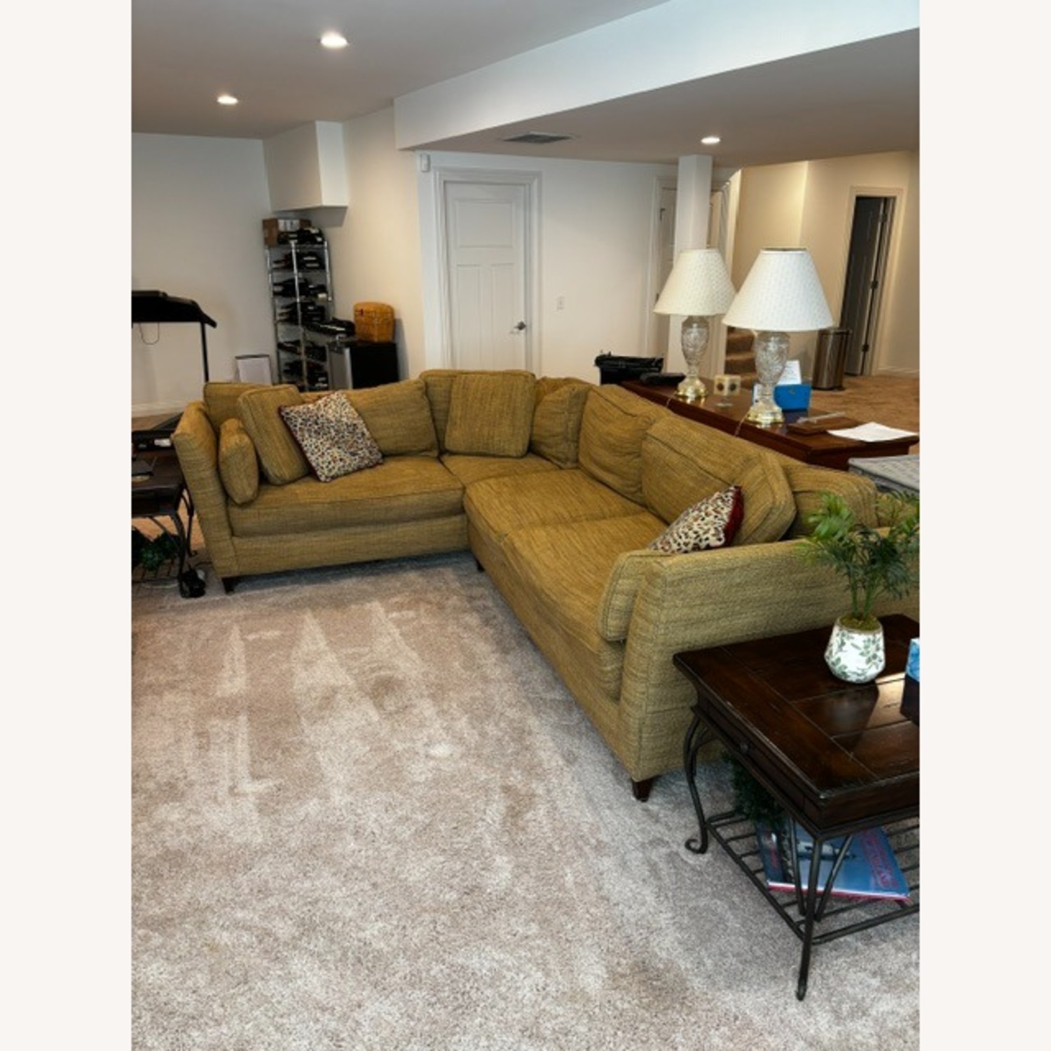 Walter E. Smithe Beige & Taupe 2 Piece Sectional - image-1