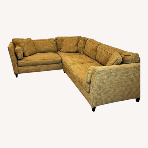 Used Walter E. Smithe Beige & Taupe 2 Piece Sectional for sale on AptDeco