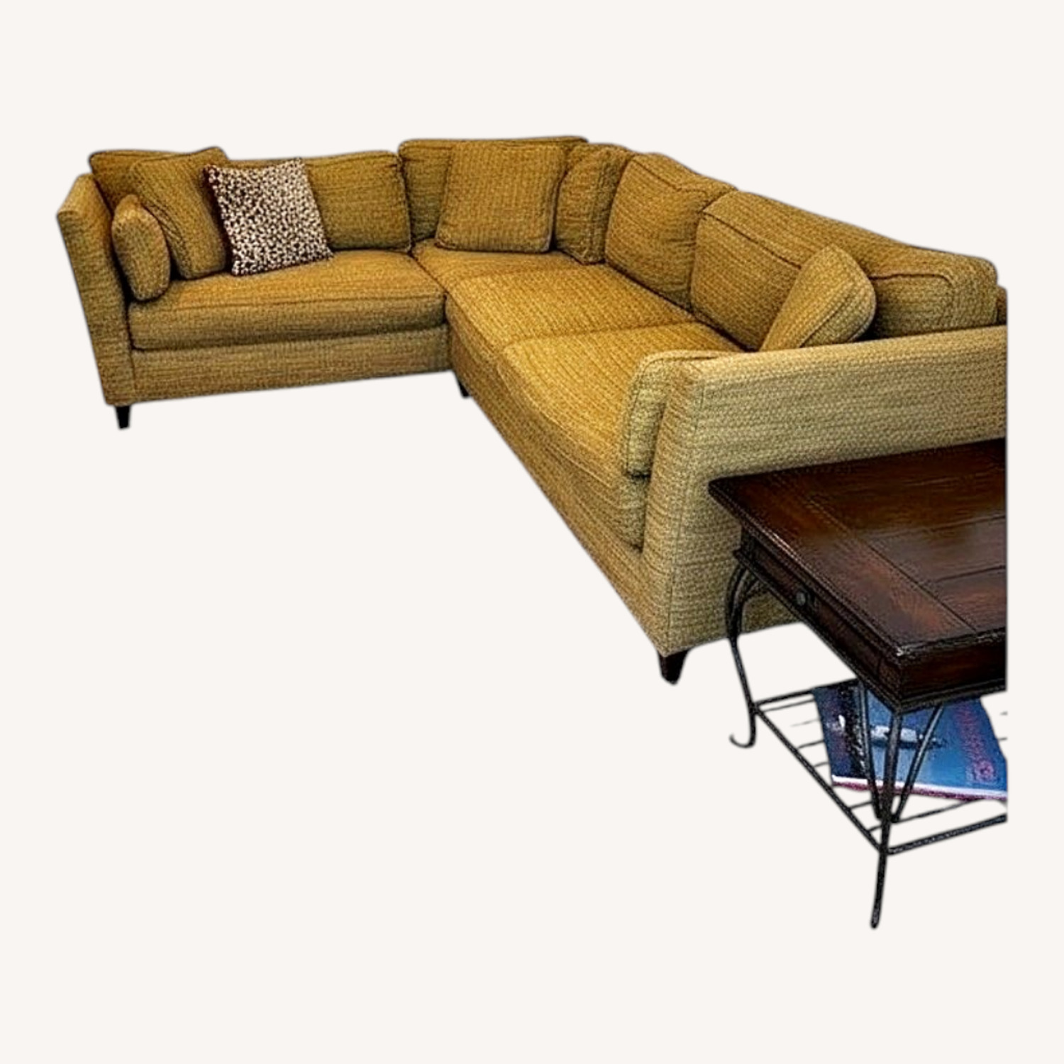 Walter E. Smithe Beige & Taupe 2 Piece Sectional - image-8
