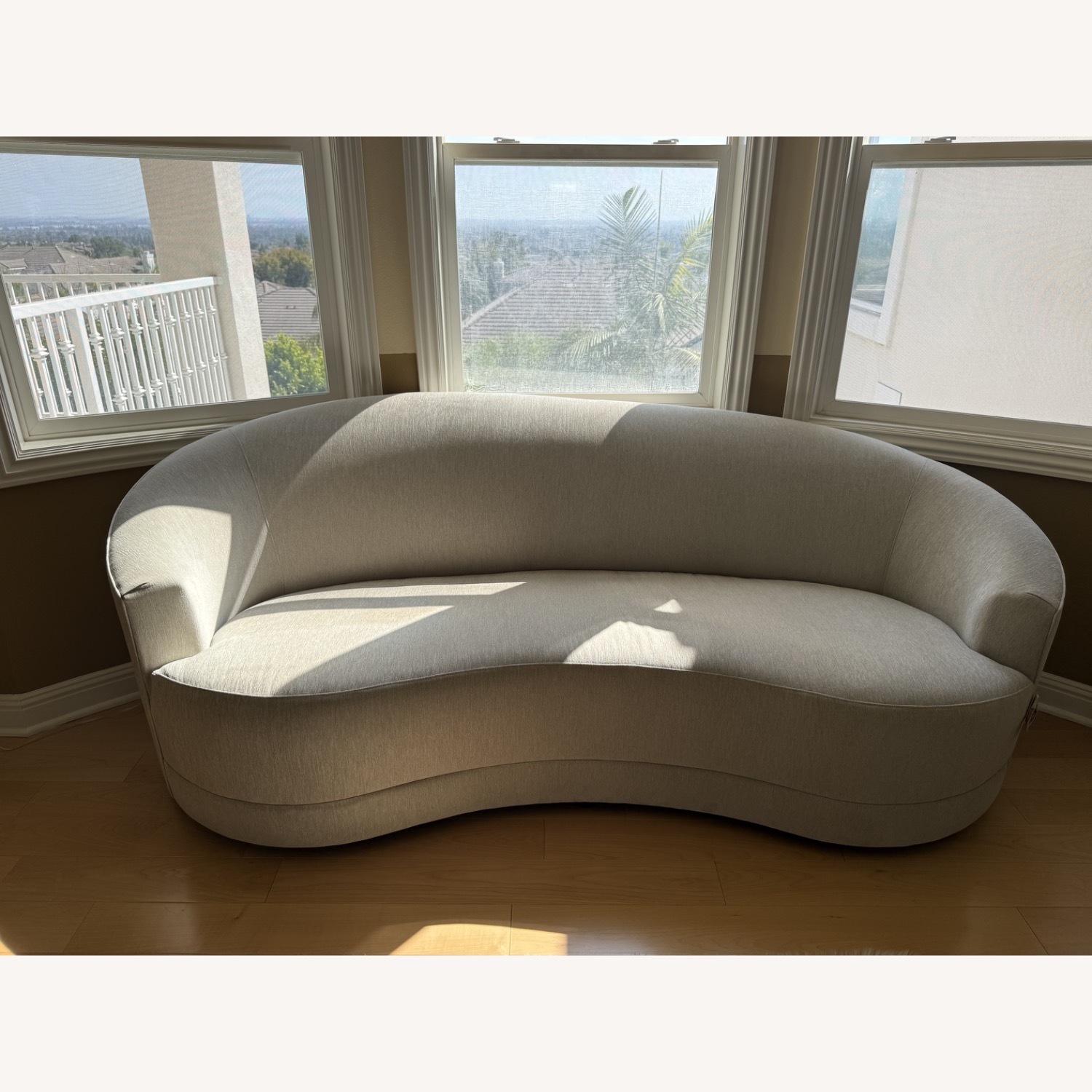 Crate & Barrel Infiniti 88" Curve Back Sofa - image-4