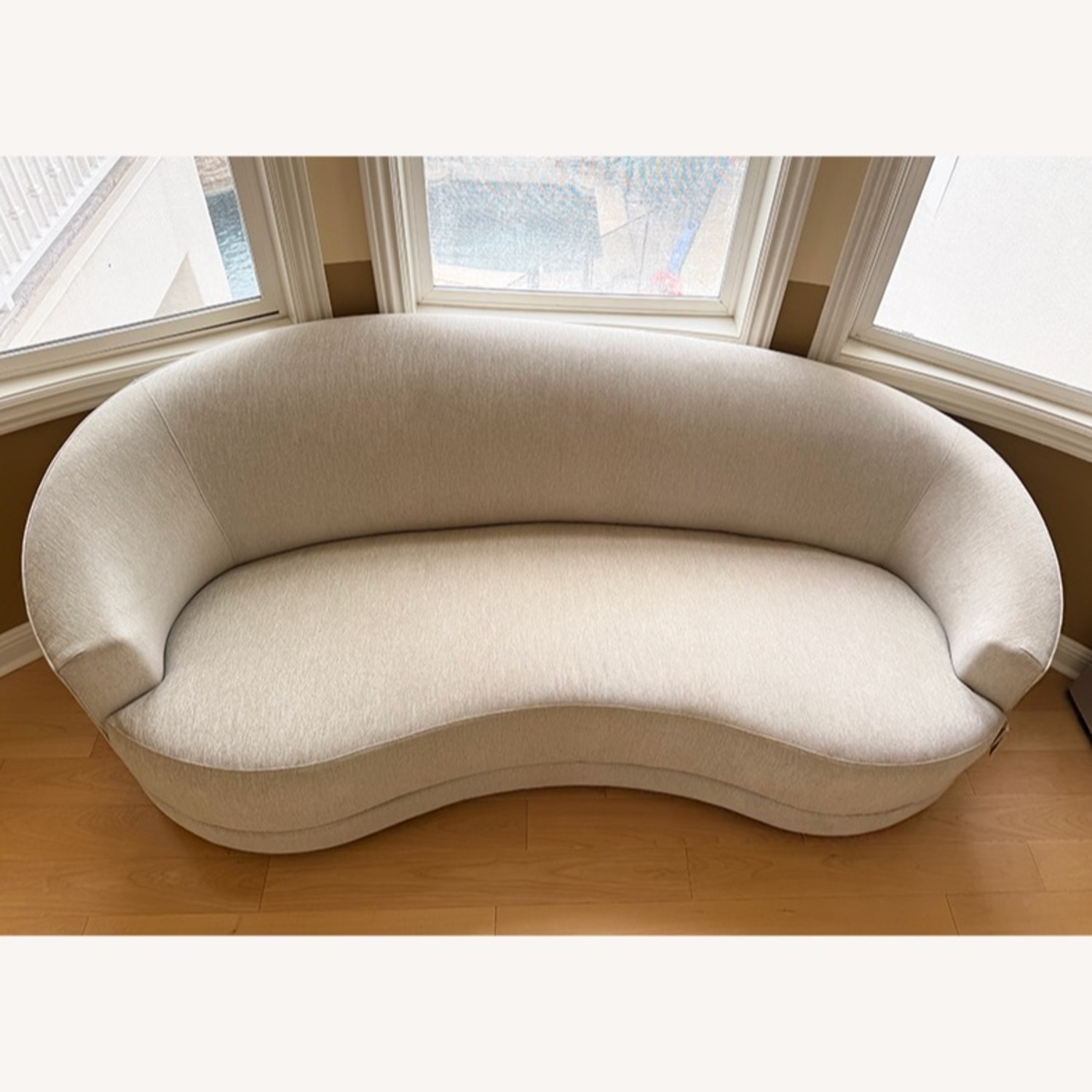 Crate & Barrel Infiniti 88" Curve Back Sofa - image-2