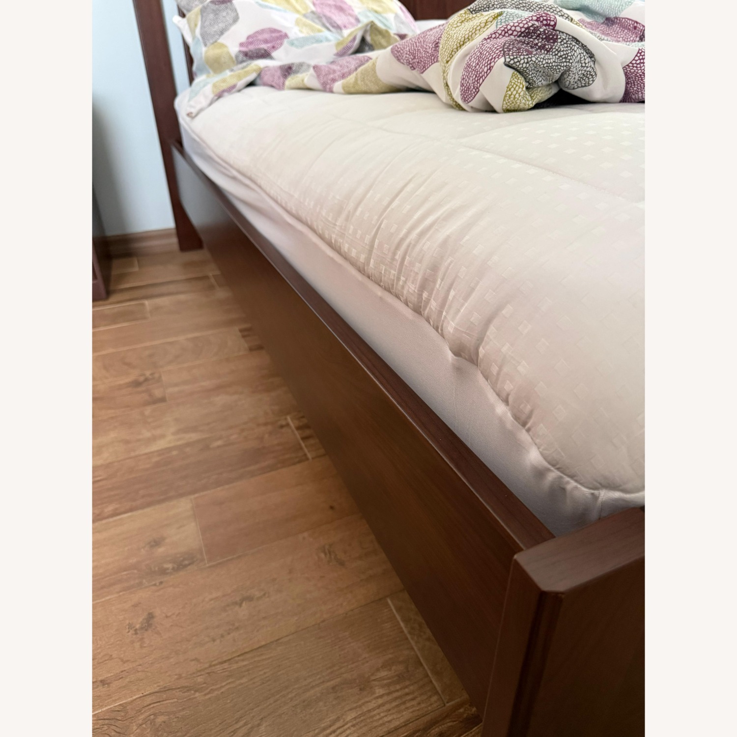 IKEA Songesand Dark Brown Wood Full Bed - image-2