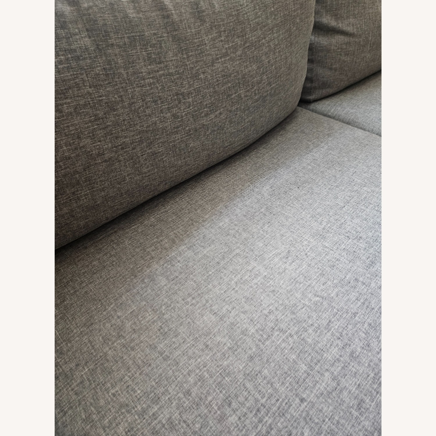 CB2 Dark Gray Fabric 3+ Seater Sofa - image-3
