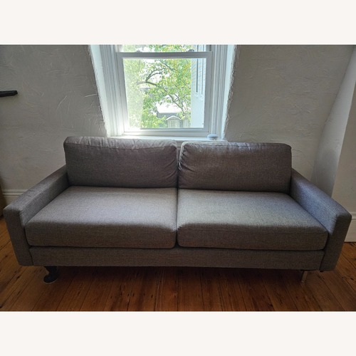 Used CB2 Dark Gray Fabric 3+ Seater Sofa for sale on AptDeco