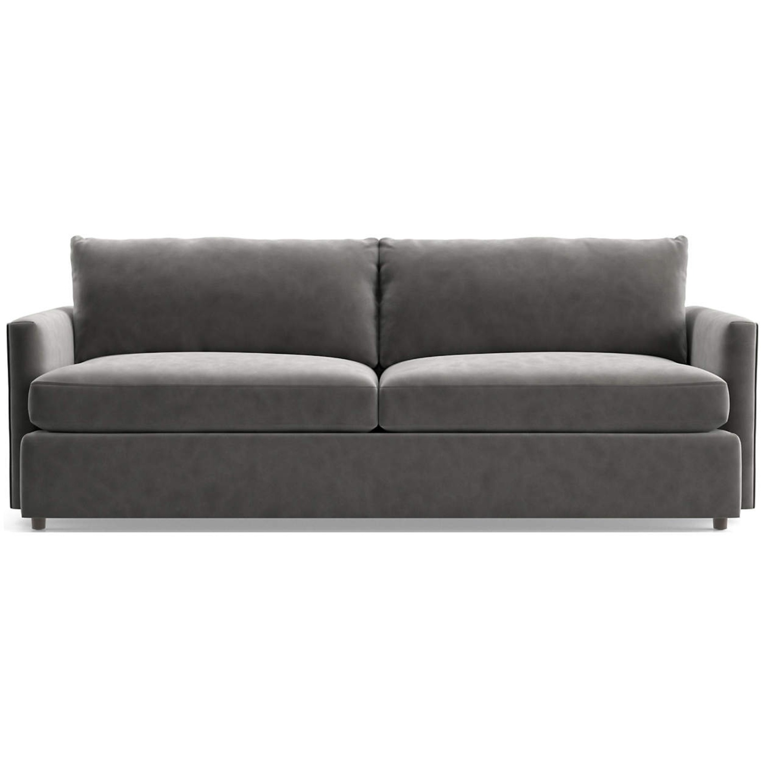 CB2 Dark Gray Fabric 3+ Seater Sofa - image-5