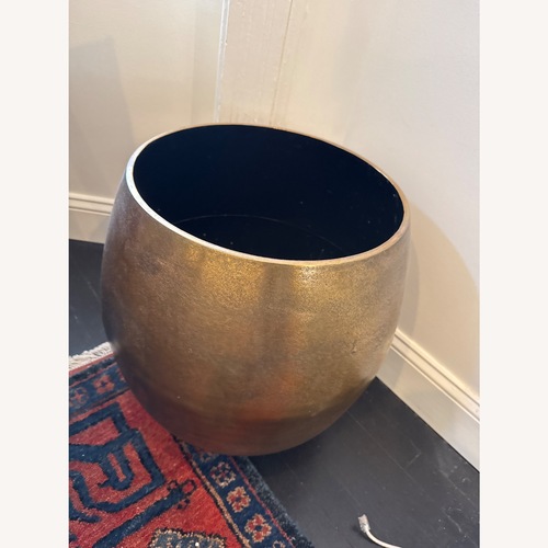 Used CB2 Gold Plant Pot  for sale on AptDeco