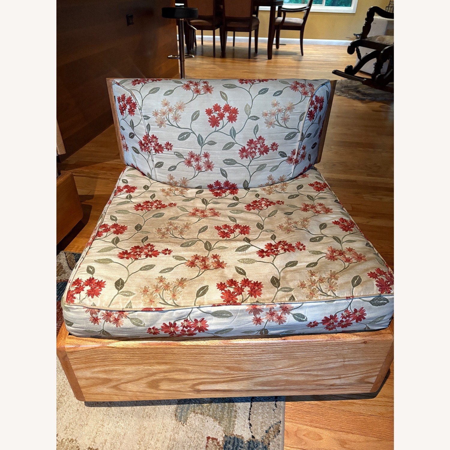 Vintage/Antique Finds Fabric Chair and a Half - image-1