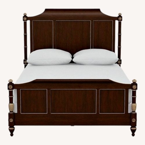 Used Ethan Allen Georgetown Queen Bed for sale on AptDeco