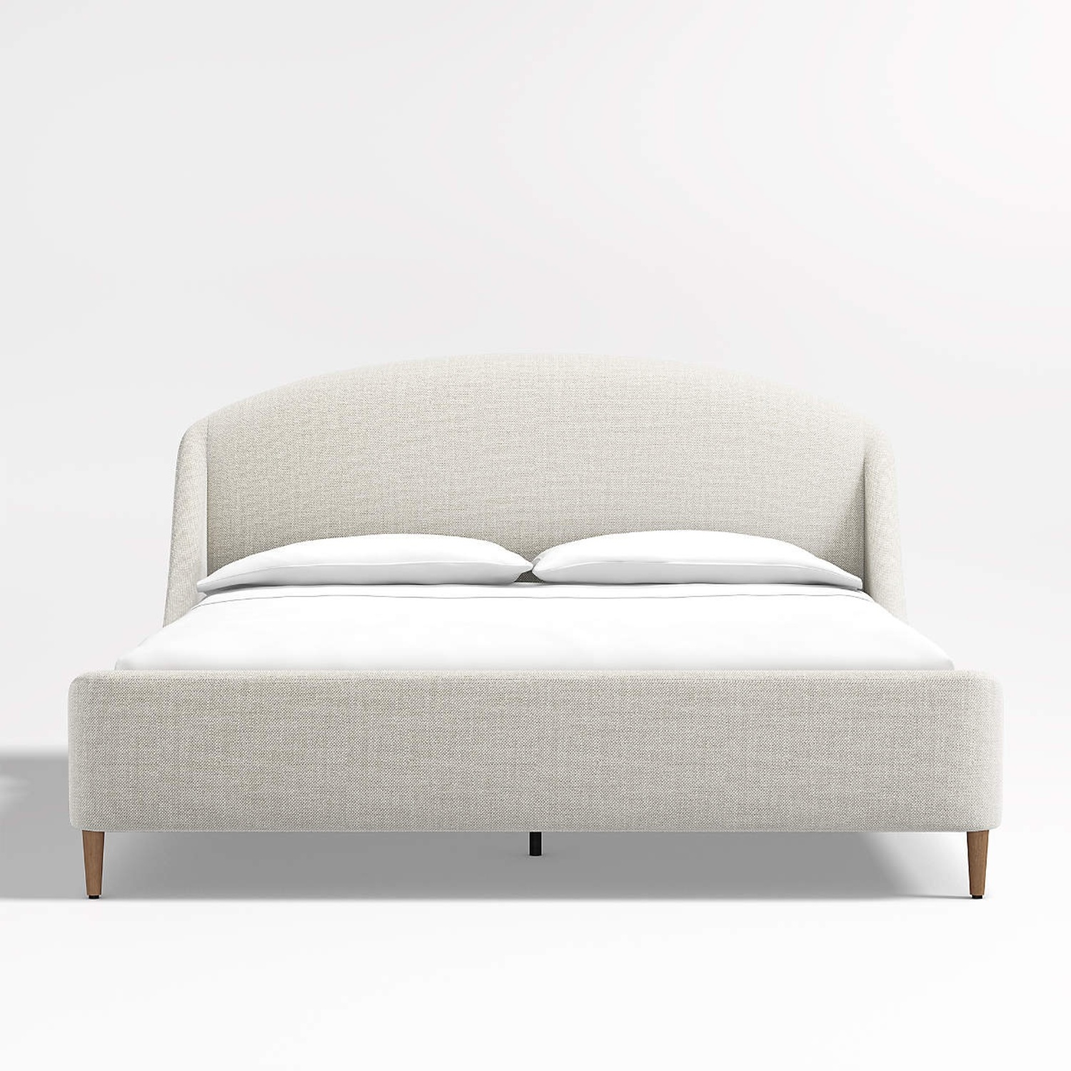 Crate & Barrel Lafayette Upholstered King Bed  - image-4
