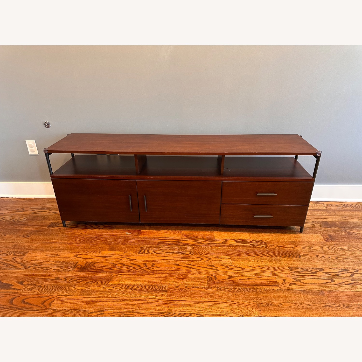 West Elm Foundry Media Console, 69", Dark Walnut - image-1