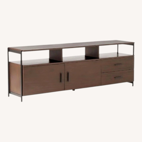 Used West Elm Foundry Media Console, 69", Dark Walnut for sale on AptDeco