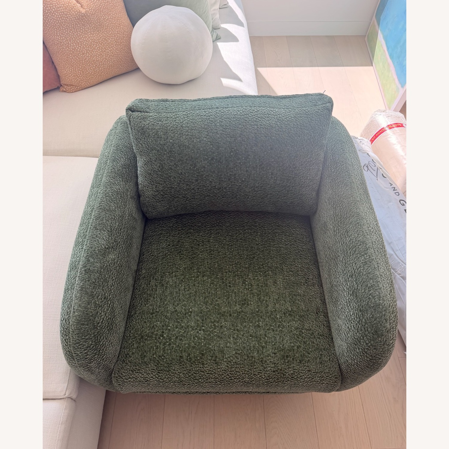 Mitchell Gold + Bob Williams Green Accent Chair - image-1