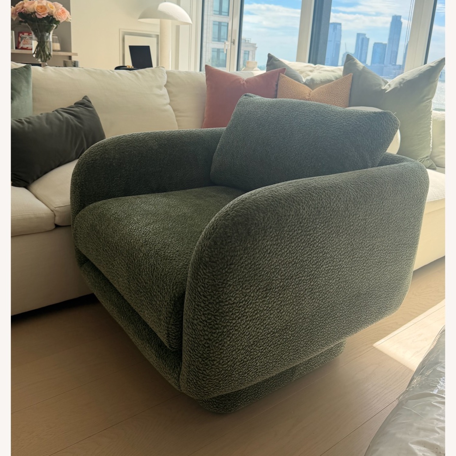 Mitchell Gold + Bob Williams Green Accent Chair - image-3