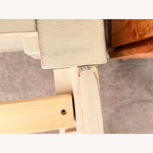 Used Pottery Barn Teen Bellevue Queen Bellevue Bed in Weathered White for sale on AptDeco